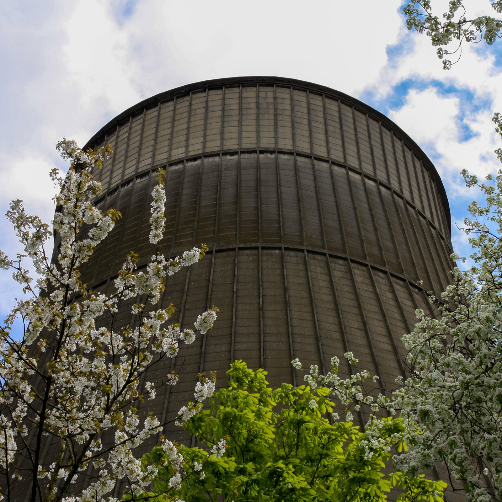 urbex cooling tower abandoned power plant Belgium